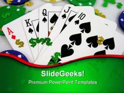 Gambling game powerpoint templates and powerpoint backgrounds 0811