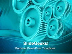 Gears Background Industrial PowerPoint Templates And PowerPoint Backgrounds 0611