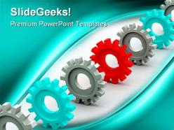 Gears Communication PowerPoint Templates And PowerPoint Backgrounds 0611