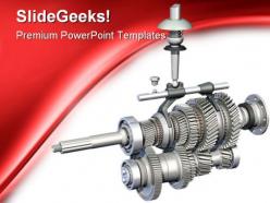 Gears industrial powerpoint templates and powerpoint backgrounds 0311