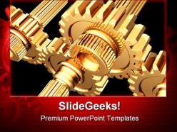 Gears Industrial PowerPoint Templates And PowerPoint Backgrounds 0611