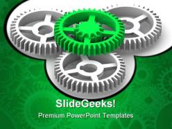 Gears Industrial PowerPoint Templates And PowerPoint Backgrounds 0711