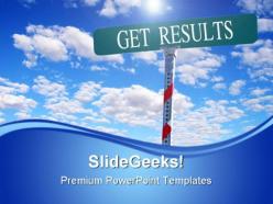 Get results signpost business powerpoint templates and powerpoint backgrounds 0811