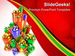 Gifts festival powerpoint templates and powerpoint backgrounds 0511