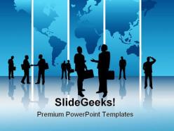 Global business concept success powerpoint templates and powerpoint backgrounds 0611
