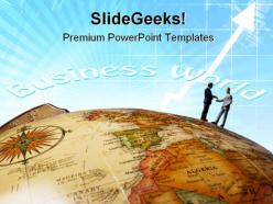 Global business success powerpoint templates and powerpoint backgrounds 0611