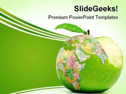 Global consumption globe powerpoint templates and powerpoint backgrounds 0311