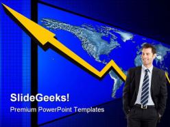Global economy finance powerpoint templates and powerpoint backgrounds 0611