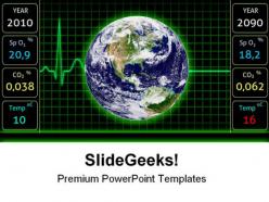 Global healthcare environment powerpoint templates and powerpoint backgrounds 0211