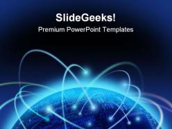 Global information technology powerpoint templates and powerpoint backgrounds 0611