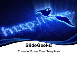 Global internet powerpoint backgrounds and templates 1210