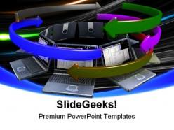 Global network internet powerpoint templates and powerpoint backgrounds 0111