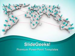 Global networking01 communication powerpoint templates and powerpoint backgrounds 0711