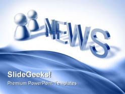 Global news business powerpoint templates and powerpoint backgrounds 0711
