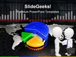 Global pie chart business powerpoint templates and powerpoint backgrounds 0611