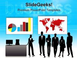Global team business powerpoint templates and powerpoint backgrounds 0611