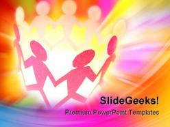 Global team leadership powerpoint templates and powerpoint backgrounds 0511