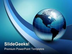 Globe background business powerpoint templates and powerpoint backgrounds 0311