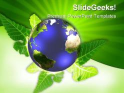 Globe environment powerpoint templates and powerpoint backgrounds 0311