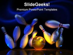 Glowing ball sports powerpoint templates and powerpoint backgrounds 0411