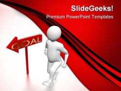 Goal business powerpoint templates and powerpoint backgrounds 0411