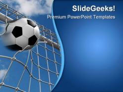 Goal sports powerpoint templates and powerpoint backgrounds 0611