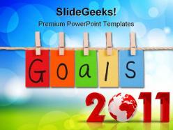 Goals2011 business powerpoint templates and powerpoint backgrounds 0311