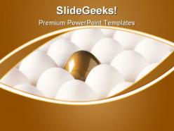 Golden egg leadership powerpoint templates and powerpoint backgrounds 0411