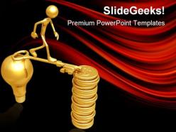 Golden key bridge business powerpoint templates and powerpoint backgrounds 0611