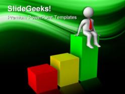 Graph business powerpoint templates and powerpoint backgrounds 0411