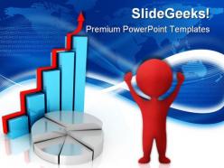 Graph growth business powerpoint templates and powerpoint backgrounds 0411