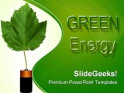 Green energy environment powerpoint templates and powerpoint backgrounds 0511