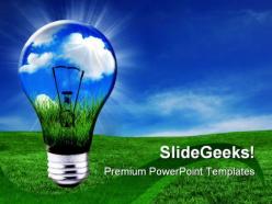 Green energy solutions nature powerpoint templates and powerpoint backgrounds 0511