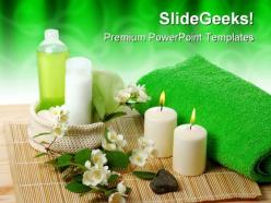 Green spa beauty powerpoint templates and powerpoint backgrounds 0311