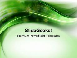Green veil of spring concept abstract powerpoint templates and powerpoint backgrounds 0811