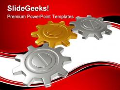 Group Of Gears Industrial PowerPoint Templates And PowerPoint Backgrounds 0611
