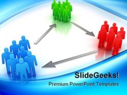 Groups of people communication powerpoint templates and powerpoint backgrounds 0311
