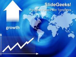 Growth abstract business powerpoint templates and powerpoint backgrounds 0611