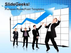 Growth graph business powerpoint templates and powerpoint backgrounds 0611
