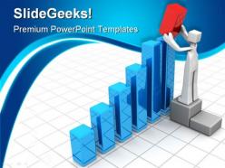 Growth graph finance powerpoint templates and powerpoint backgrounds 0511