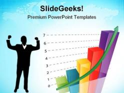 Growth graph new business powerpoint templates and powerpoint backgrounds 0711