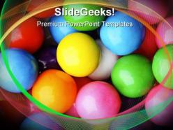 Gum balls shapes powerpoint templates and powerpoint backgrounds 0311
