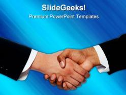 Handshake01 business powerpoint templates and powerpoint backgrounds 0411