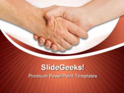 Handshake02 business powerpoint templates and powerpoint backgrounds 0411