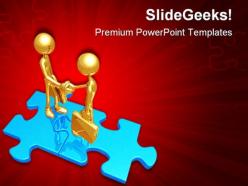 Handshake03 business powerpoint templates and powerpoint backgrounds 0511