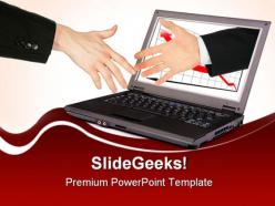 Handshake success powerpoint templates and powerpoint backgrounds 0711