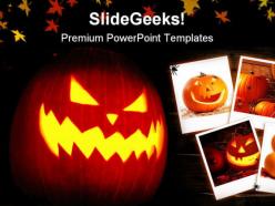 Happy halloween festival powerpoint templates and powerpoint backgrounds 0611