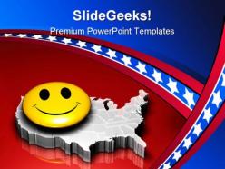 Happy nation americana powerpoint templates and powerpoint backgrounds 0511