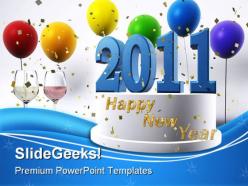 Happy New Year Events PowerPoint Templates And PowerPoint Backgrounds 0311