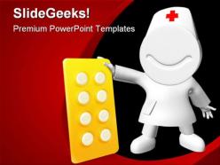 Happy pills medical powerpoint backgrounds and templates 1210